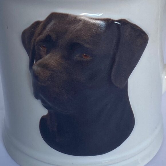 Vtg 2002 Chocolate Lab Dog Mug By Xpres Best Friend Originals NWOT 3D Ceramic - Picture 2 of 7
